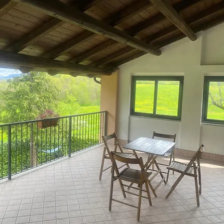 Cascina Bruna - Terrazza Panoramica E Giardino A Bobbio, Val Trebbia * Bobbio
