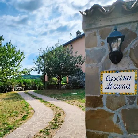 Cascina Bruna - Terrazza Panoramica E Giardino A Bobbio, Val Trebbia Villa