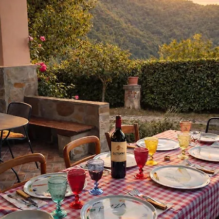 Villa Cascina Bruna - Terrazza Panoramica E Giardino A Bobbio, Val Trebbia Bobbio