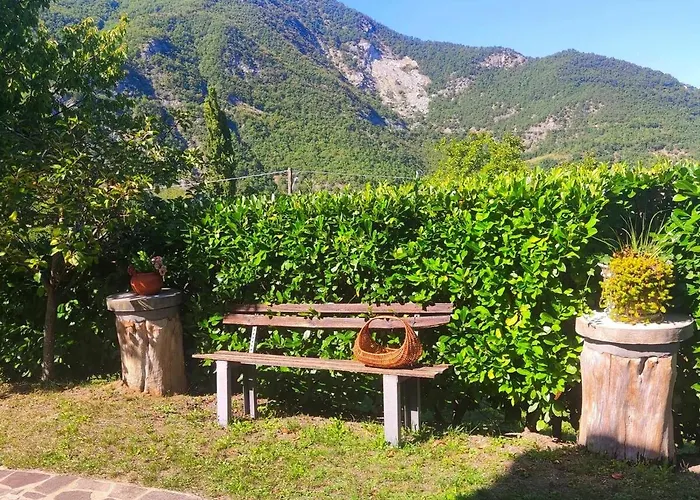 Cascina Bruna - Terrazza Panoramica E Giardino A Bobbio, Val Trebbia Vila Bobbio